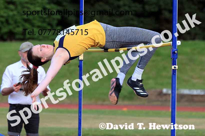 High jump, 2025 NEGP No 2, Monkton Stadium, Wednesday, May 28th. Photo: David T. Hewitson/Sports for All Pics